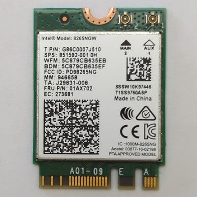Lenovo ThinkPad P52s WLAN Bluetooth WiFi Karte Wireless Adapter