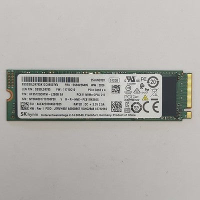 SK hynix PC611 512GB M.2 NVMe PCIe SSD 2280 Interne Festplatte