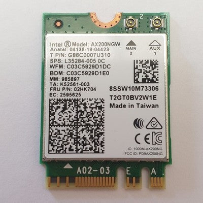 Lenovo ThinkPad T14s Gen 1 WLAN Bluetooth Karte Wireless Modul