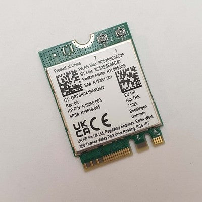 HP EliteBook 845 G10 WLAN WiFi Bluetooth Karte Realtek RTL8852CE M.2