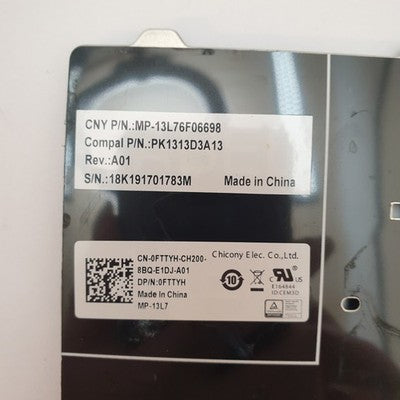 Dell Latitude 5490 Tastatur Französisch AZERTY Keyboard – Bild 3
