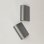 Fujitsu LIFEBOOK U7512 Scharnierabdeckung Set Hinge Cover Caps links rechts grau