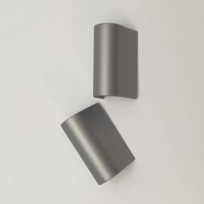 Fujitsu LIFEBOOK U7512 Scharnierabdeckung Set Hinge Cover Caps links rechts grau