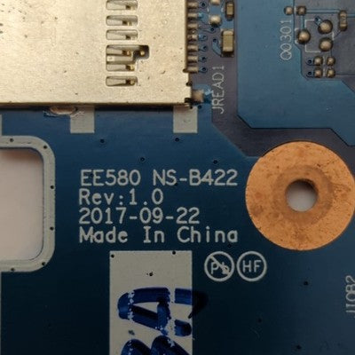 Lenovo ThinkPad E580 Powerbutton USB LAN RJ45 I/O Board Platine – Bild 3