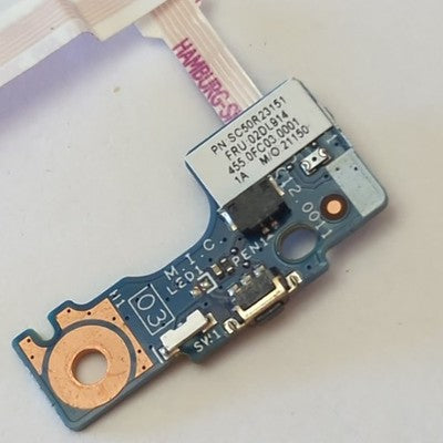 Lenovo ThinkPad L390 Power Button Board Einschalter Platine mit Kabel