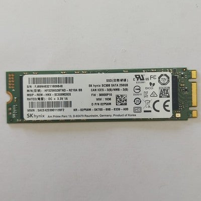 SK hynix SC308 256GB M.2 SATA SSD 2280 Internes Solid State Drive