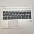 HP ProBook 450 G7 Handauflage Palmrest Oberteil Tastatur Deutsch QWERTZ Silber