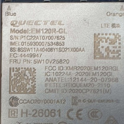 Lenovo ThinkPad L14 Gen 2 WWAN LTE Modem M.2 4G Karte Mobile Broadband – Bild 3