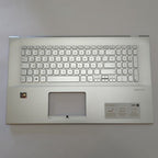 ASUS VivoBook 17 D712DA Handauflage Tastatur Deutsch Palmrest Keyboard Silber DE