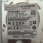 Toshiba 500GB 2.5 Zoll SATA HDD 7200RPM Festplatte Hard Drive – Bild 2