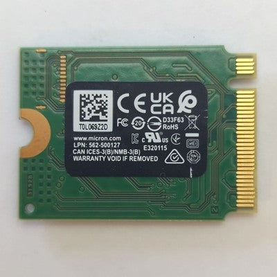 Micron 256GB M.2 NVMe PCIe SSD Dell 0GNT1W 2450 Solid State Drive 2230 – Bild 2