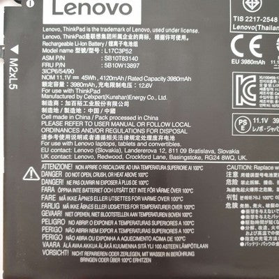 Lenovo ThinkPad L14 Gen 2 Original Akku 3980mAh Li-ion Battery – Bild 3