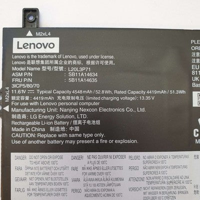 Lenovo ThinkPad X13 Yoga G3 Original Akku 4419mAh Li ion Battery Pack – Bild 2