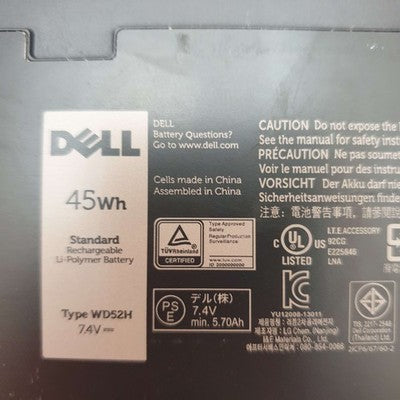 Dell Latitude E7250 Original Akku 6100 mAh Li ion Battery Pack WD52H – Bild 3