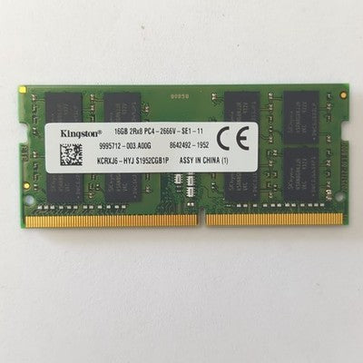 Kingston 16GB DDR4 2666 SODIMM RAM 1x16GB Laptop Notebook Speicher