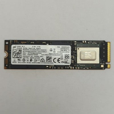 Micron 256GB M.2 NVMe PCIe SSD 2300 Opal2 Internes Solid State Drive