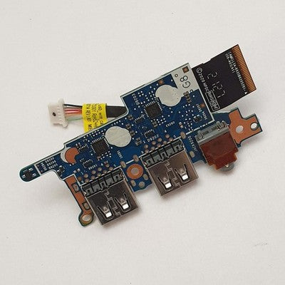 HP EliteBook 830 G8 USB Audio Board Platine 2x USB-A 3.5mm Jack – Bild 2