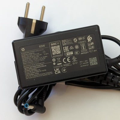 Original HP 65W Netzteil 4.5x3.0mm Blauer Stecker Pavilion Envy x360 250 G6 G7