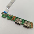 ASUS VivoBook 17 D712DA USB LED Board 2x USB Port IO Platine