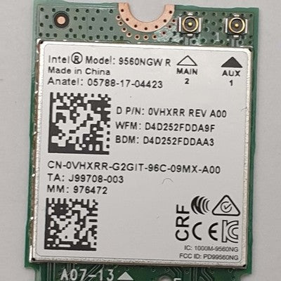 Dell Latitude 3400 Intel 9560NGW WLAN WiFi Bluetooth M.2 Karte Wireless Card – Bild 3