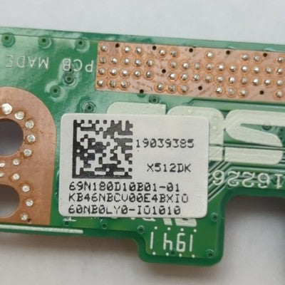 ASUS VivoBook 17 D712DA USB LED Board 2x USB Port IO Platine – Bild 3