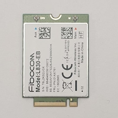 Lenovo ThinkPad T490 WWAN LTE Modul Fibocom 4G Mobile Broadband Card