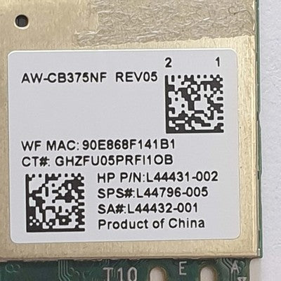 HP ProBook 450 G8 WLAN Karte RTL8822CE Wifi Bluetooth M.2 Modul Netzwerkkarte – Bild 3