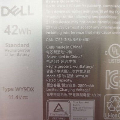 Dell Latitude 5420 Original Akku 3500mAh Li ion Battery Pack 42Wh – Bild 2
