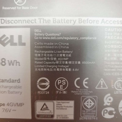 Dell Latitude 5400 Original Akku 8500mAh Li ion Batterie Pack 68Wh – Bild 2