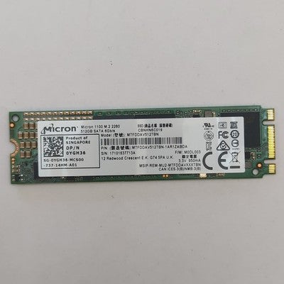 Micron 512GB M.2 SATA SSD 2280 Internes Solid State Drive Festplatte