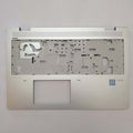 HP ProBook 650 G4 Handauflage Palmrest Topcase obere Gehäuseschale Silber