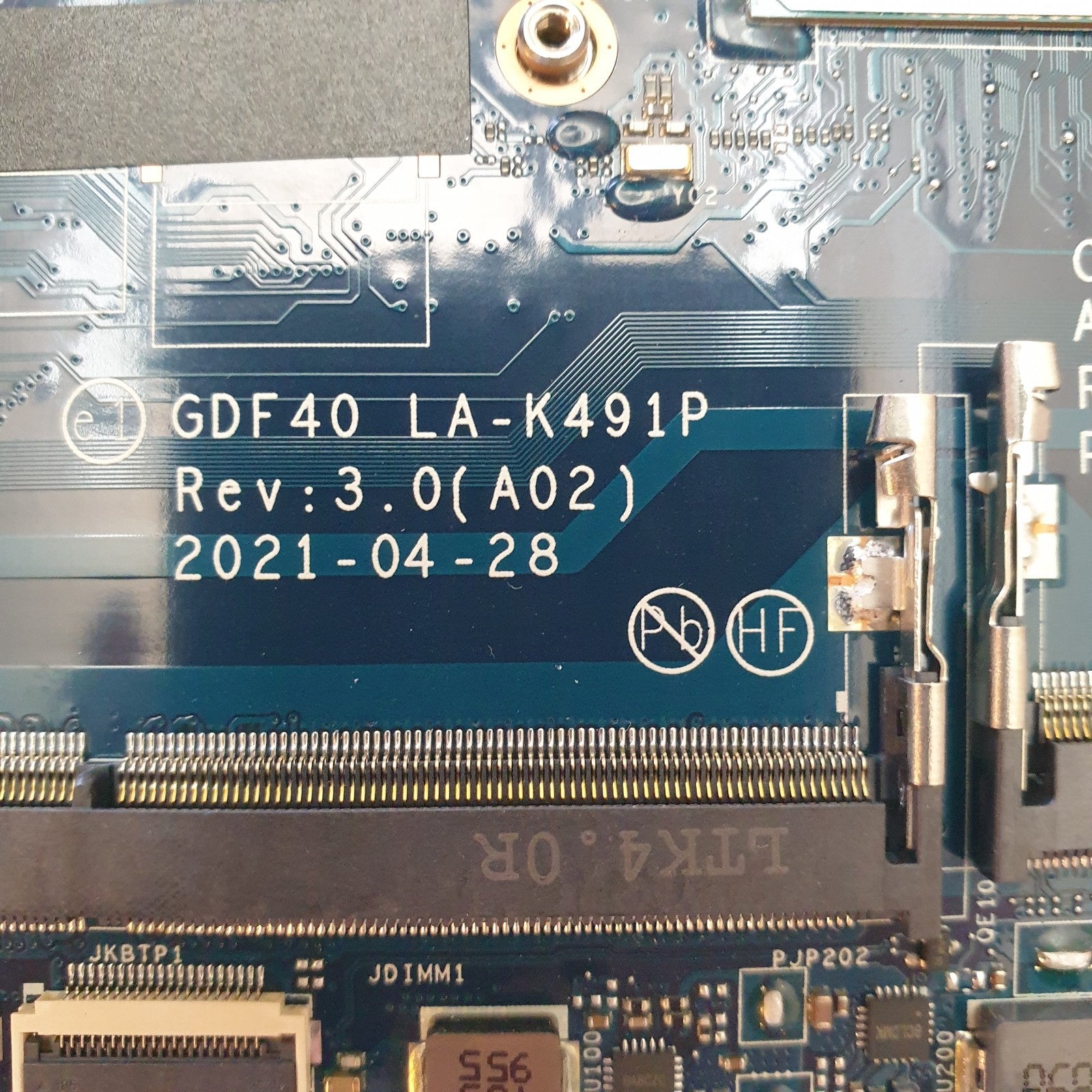 Dell Latitude 5420 Mainboard CPU i5-1145G7 2,600GHZ Motherboard Hauptplatine