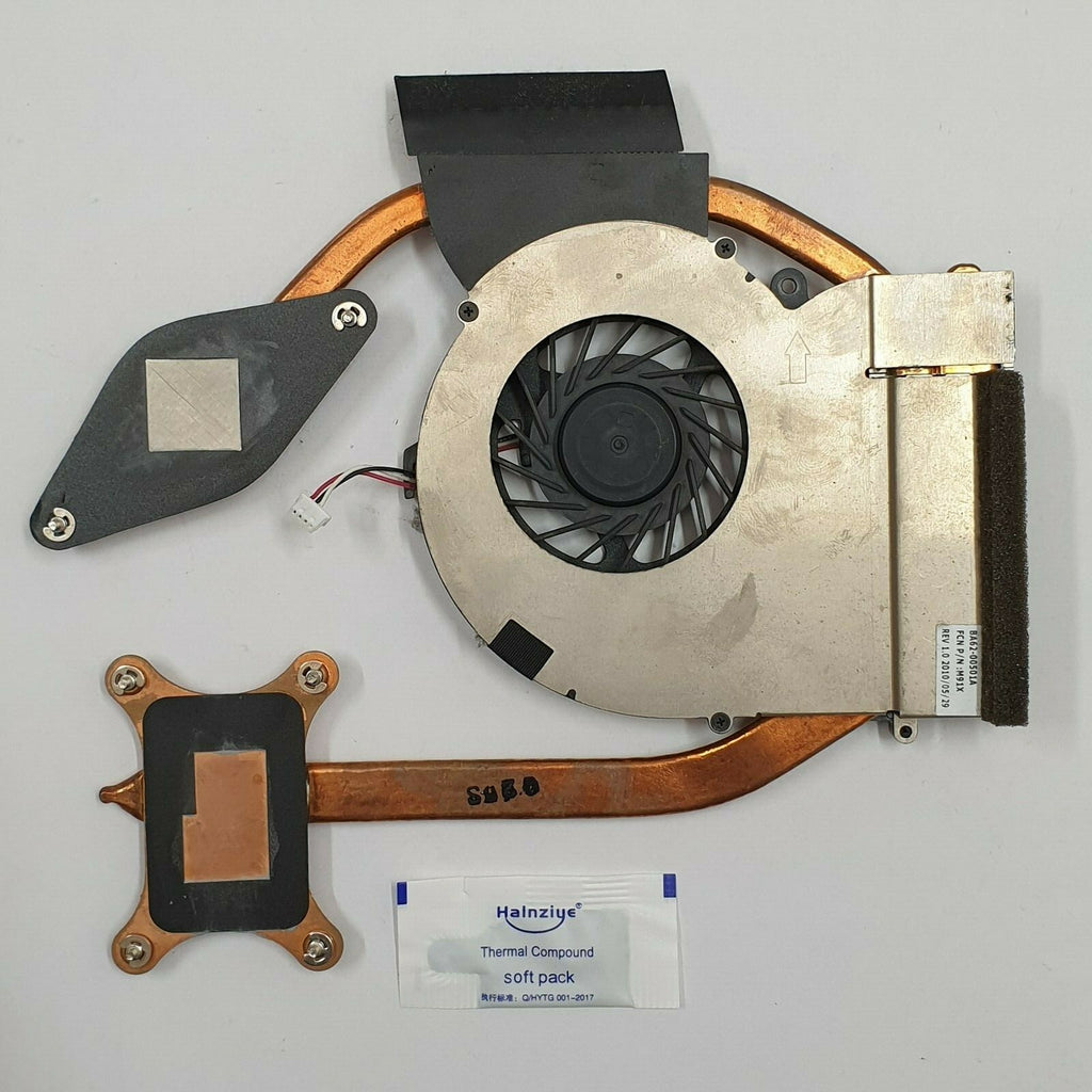Samsung R730 Kühler Heatsink Lüfter Fan mit Wärmeleitpaste