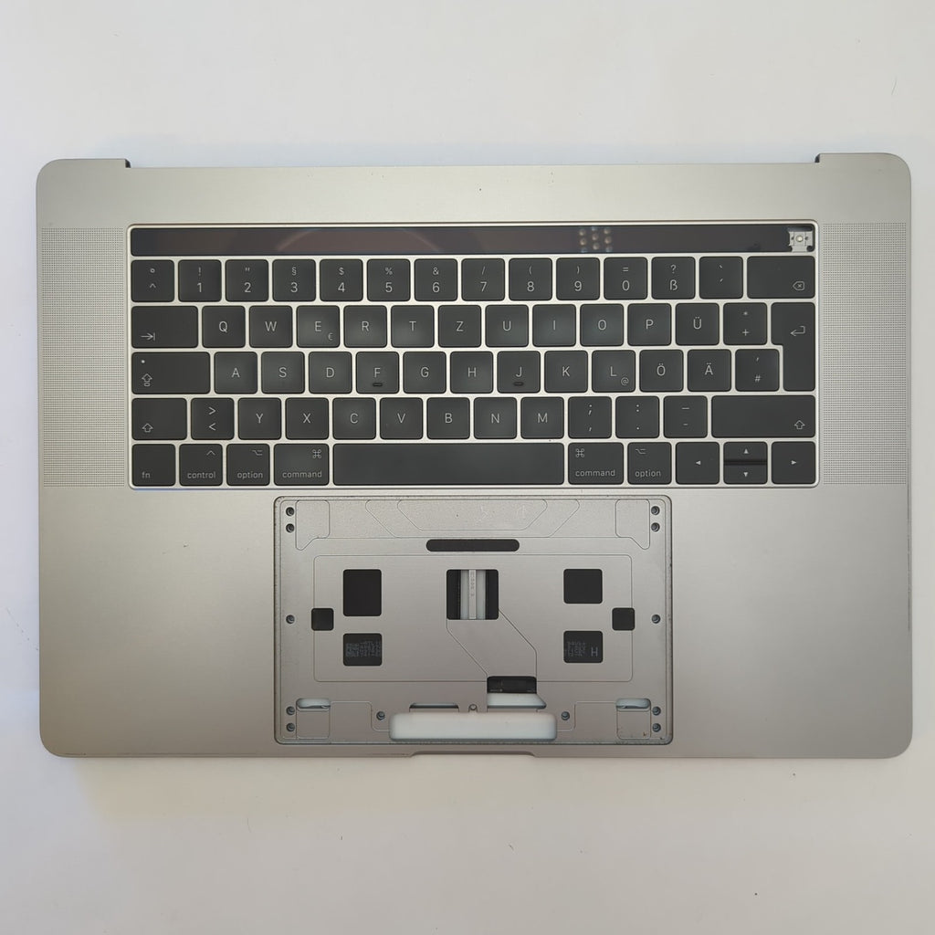 Apple MacBook Pro 15 A1707 Handauflage Deutsch mit Akku Tastatur QWERTZ Palmrest