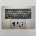 Apple MacBook Pro 15 A1707 Handauflage Deutsch mit Akku Tastatur QWERTZ Palmrest