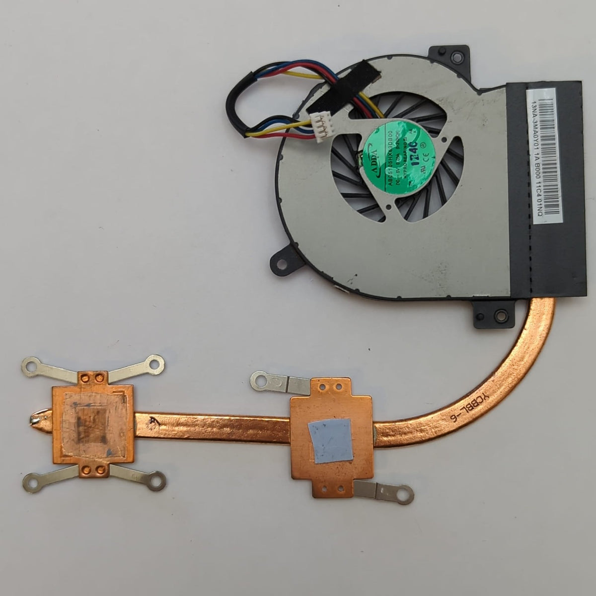 Asus Eee PC 1225B Lüfter Kühler Heatsink Wärmeleitpaste Cooling Fan