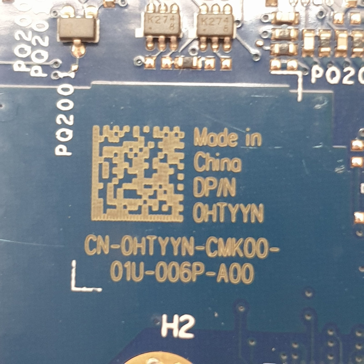 Dell Precision 7540 LED Indikator Board Status Platine – Bild 3
