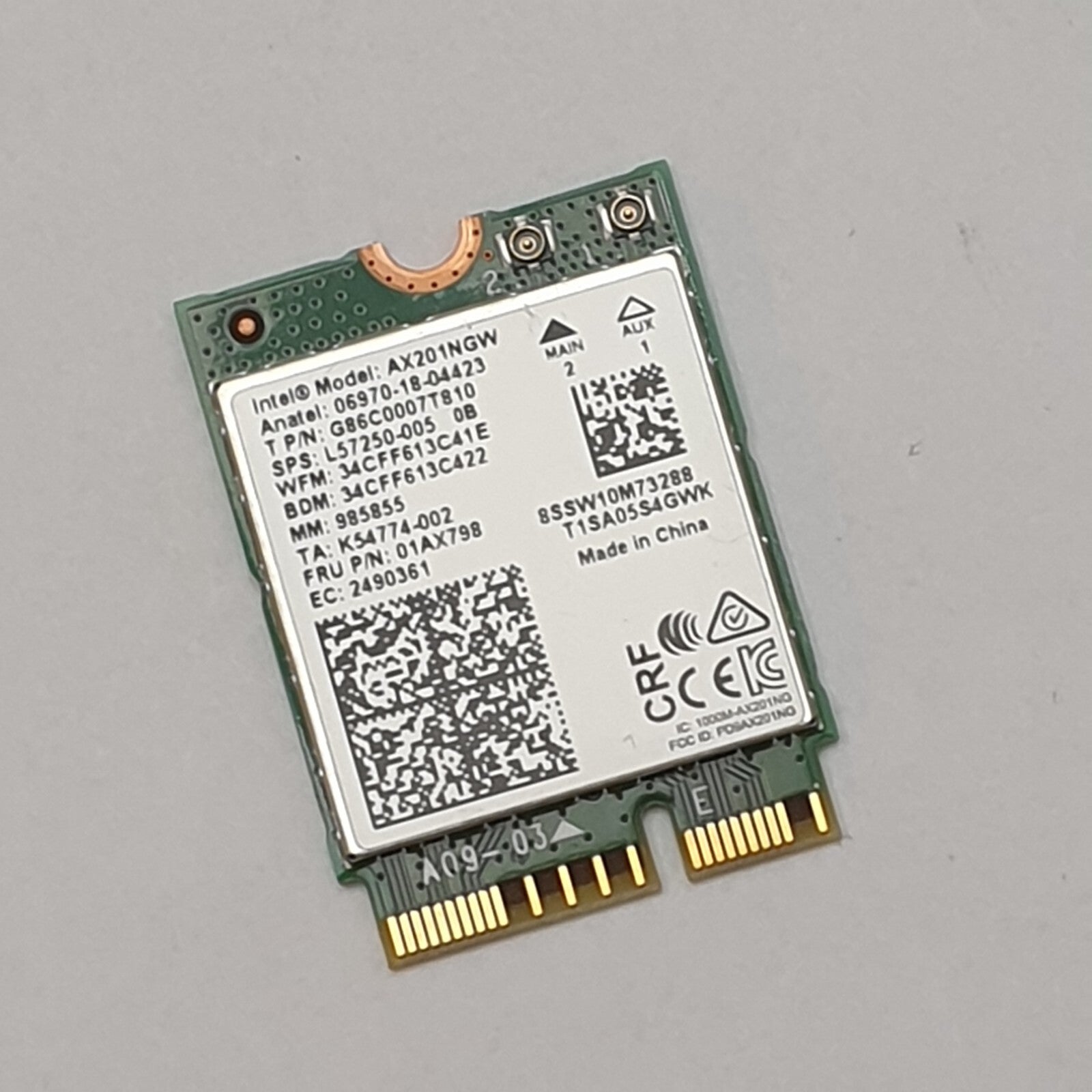 Lenovo Thinkpad E14 G1 Gen 1 WLAN Karte Wireless Modul WiFi