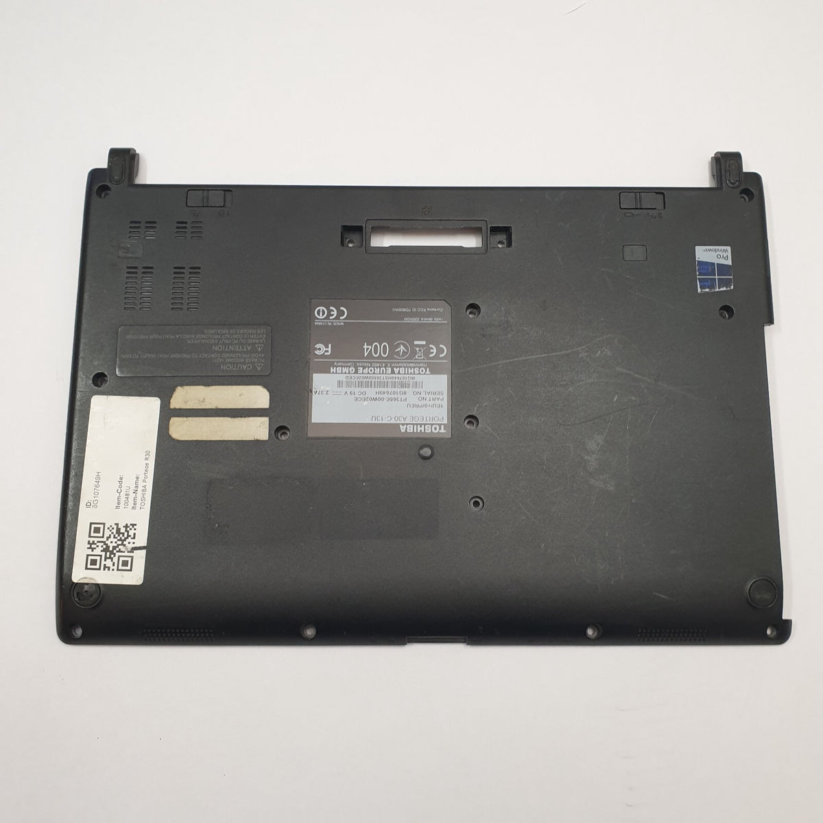 Toshiba Portege A30-C-13U Gehäuse Unterschale Unterteil Bottom Base Ersatzteil