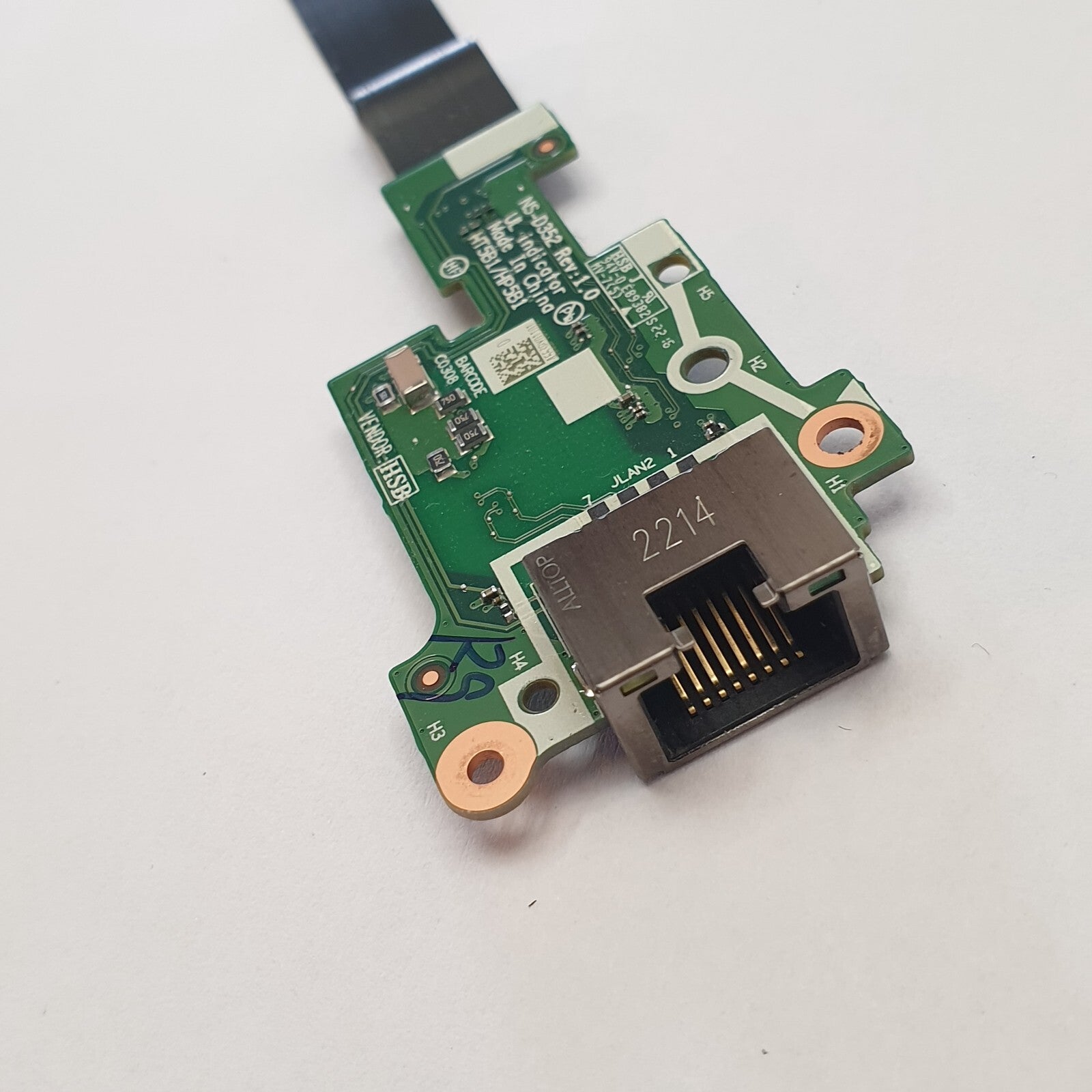 Lenovo ThinkPad T15 Gen 2 G2 LAN Board Ethernet Port Platine RJ45 Buchse