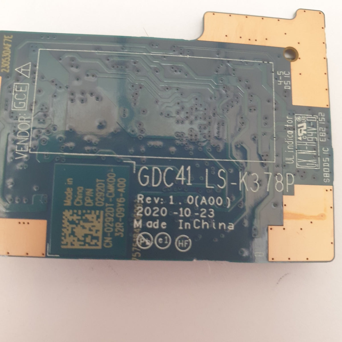 Dell Latitude 5430 Junction USH Board Fingerprint Sensor Platine mit Kabel