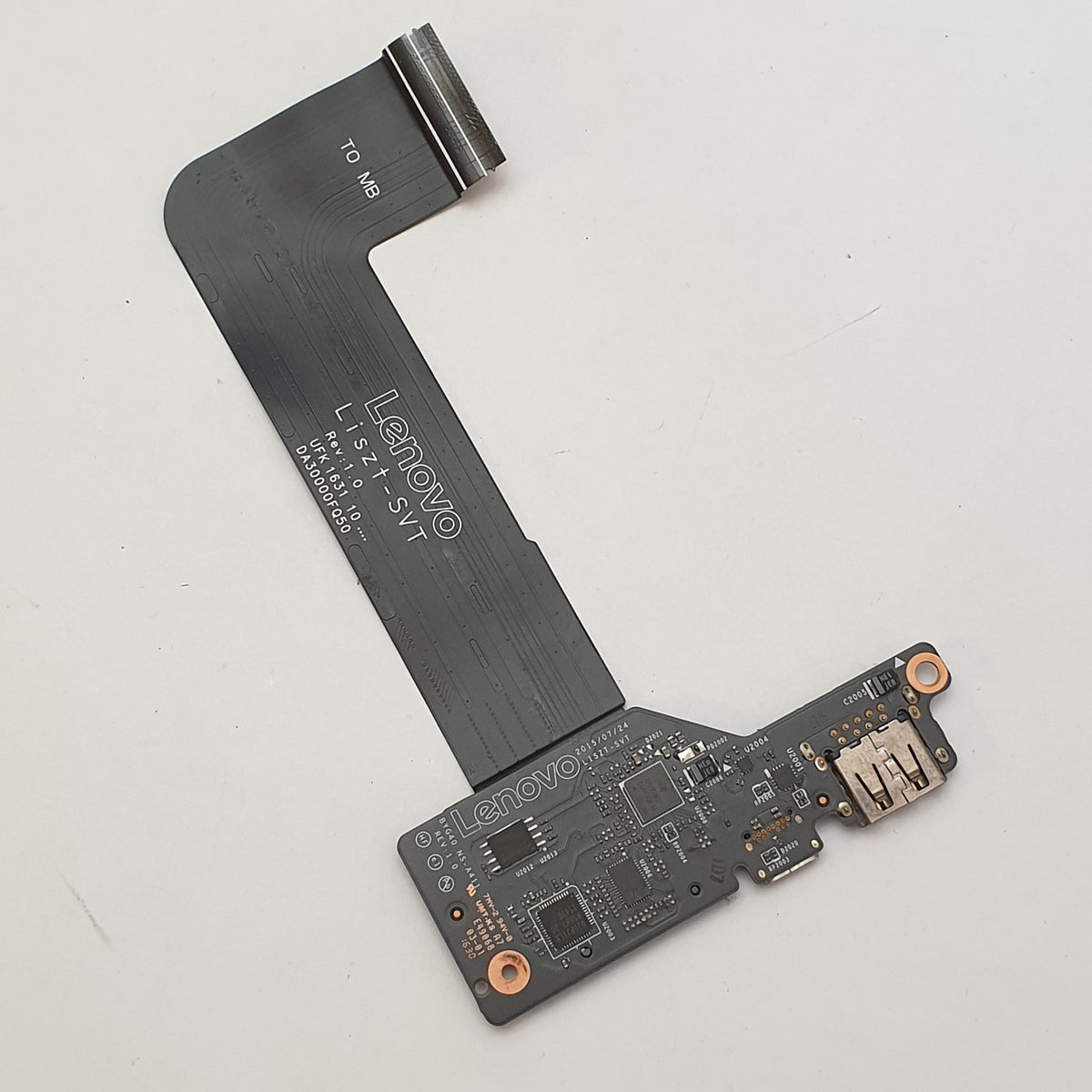 Lenovo Yoga 900-13ISK 80MK I/O Board USB SD Card Reader Platine – Bild 2