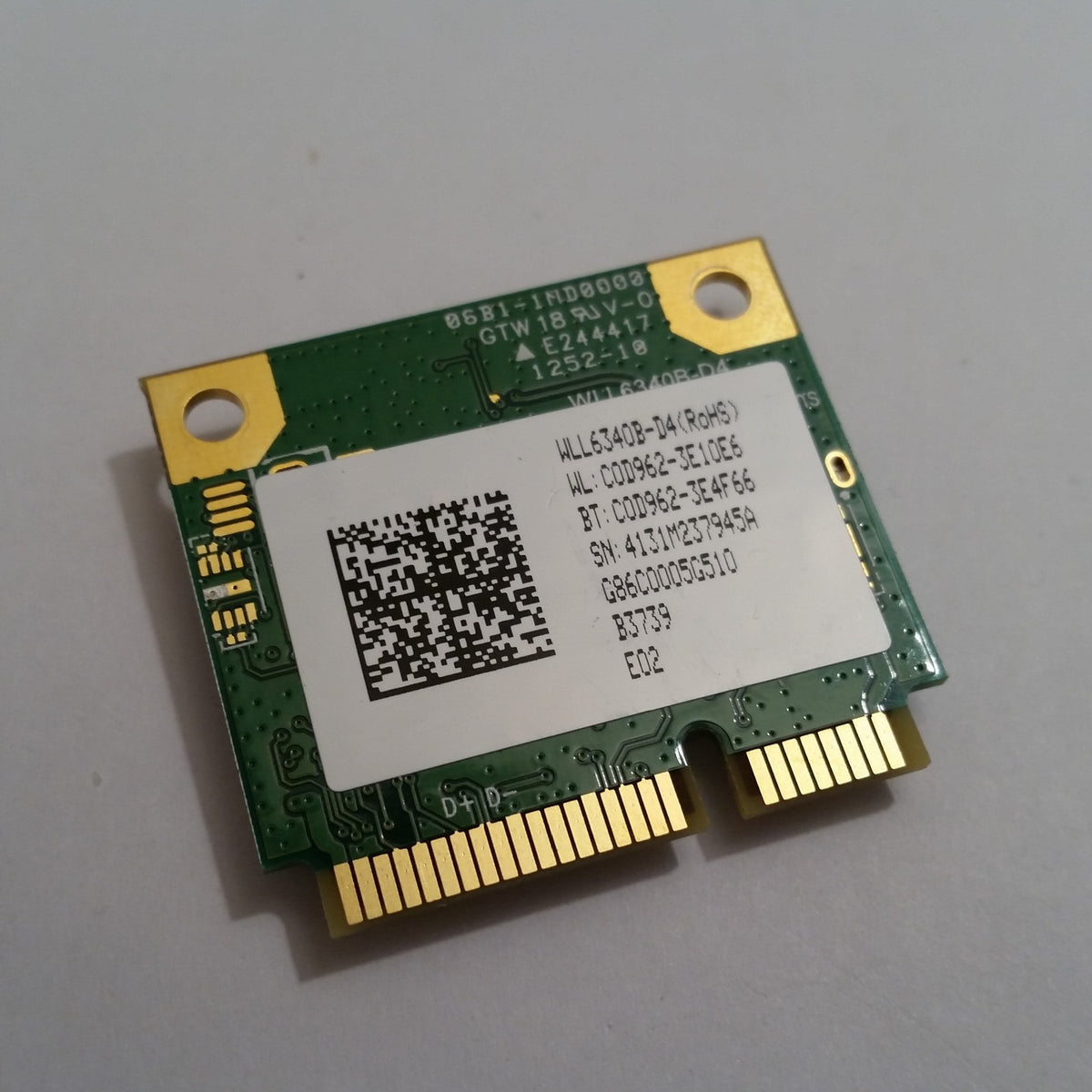Toshiba Tecra R950 WLAN Karte Wifi Atheros AR5B225 Wireless Netzwerkkarte