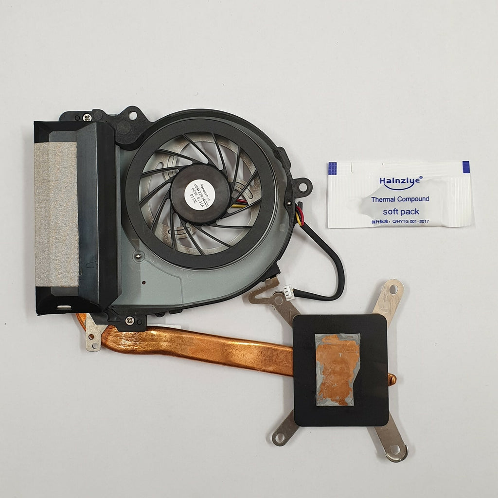 Fujitsu LifeBook S710 Kühler Lüfter Wärmeleitpaste Fan Heatsink Ersatzteil – Bild 2