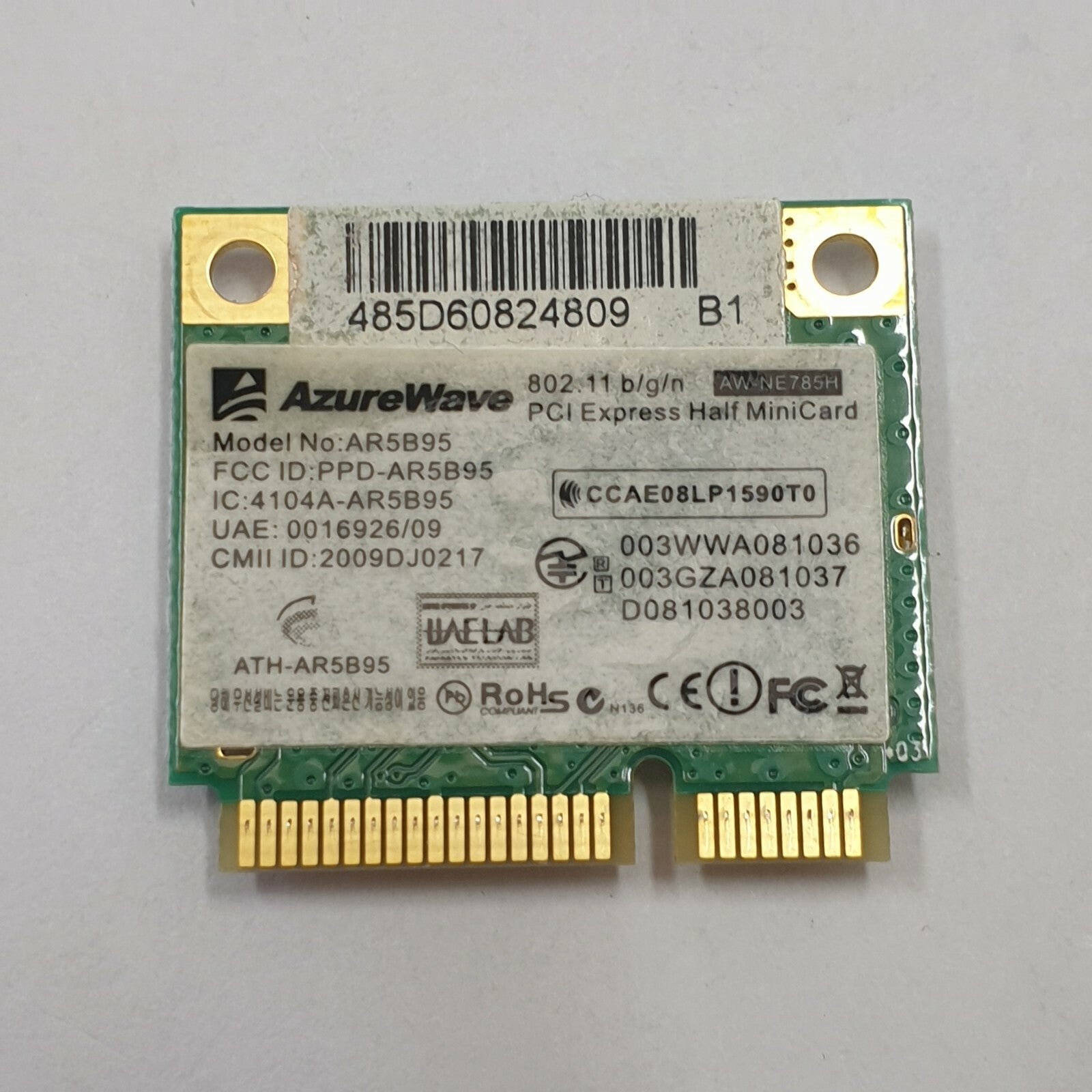 WLAN Karte AR5B95 Asus N53J N53JG Asus N53J N53JG Wireless LAN Card AzureWave – Bild 2