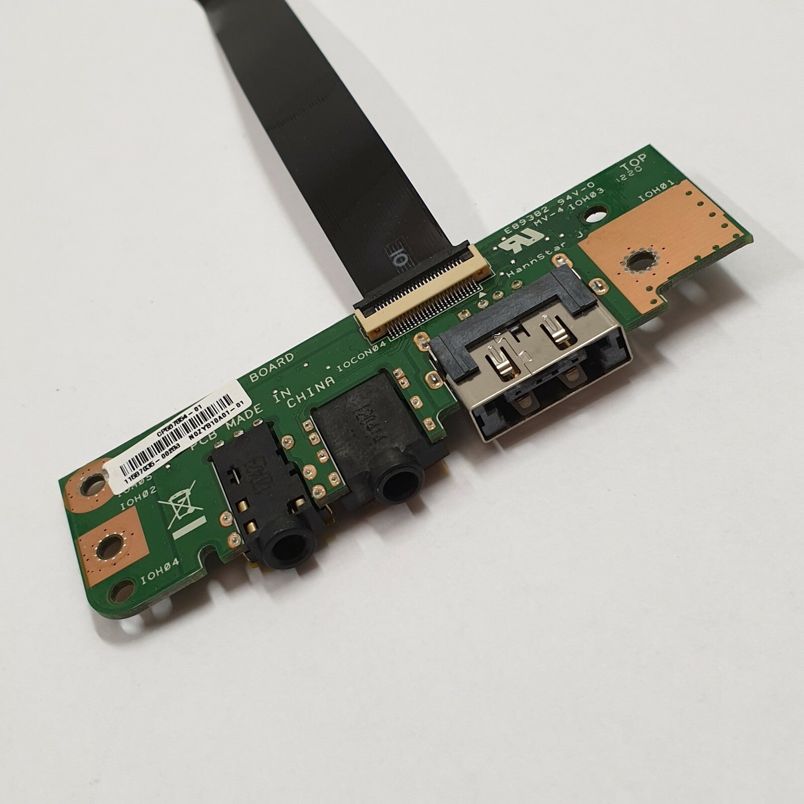 Fujitsu LifeBook NH532 Audio Sound IO Board Sound Platine USB Port