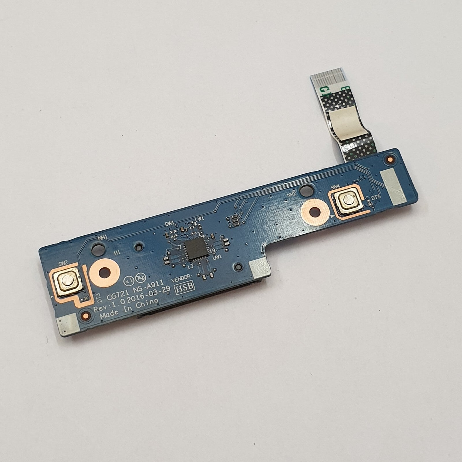 Lenovo Ideapad 110-17acl Kartenleser 110 17acl Power Button Board Einschaltknopf – Bild 2