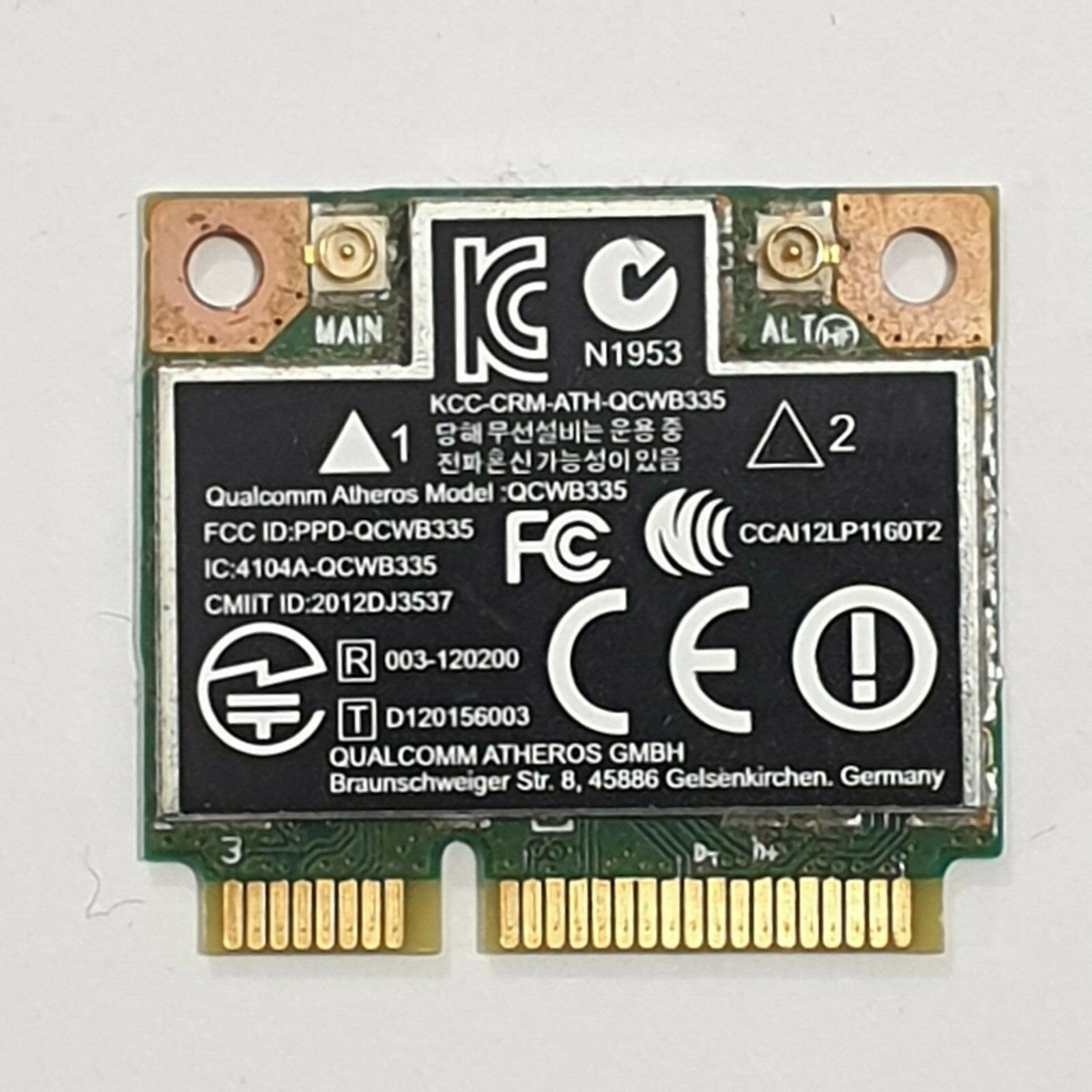 HP Pavilion 13-b Serie WLAN Karte Qualcomm Atheros QCWB335 Wireless Modul