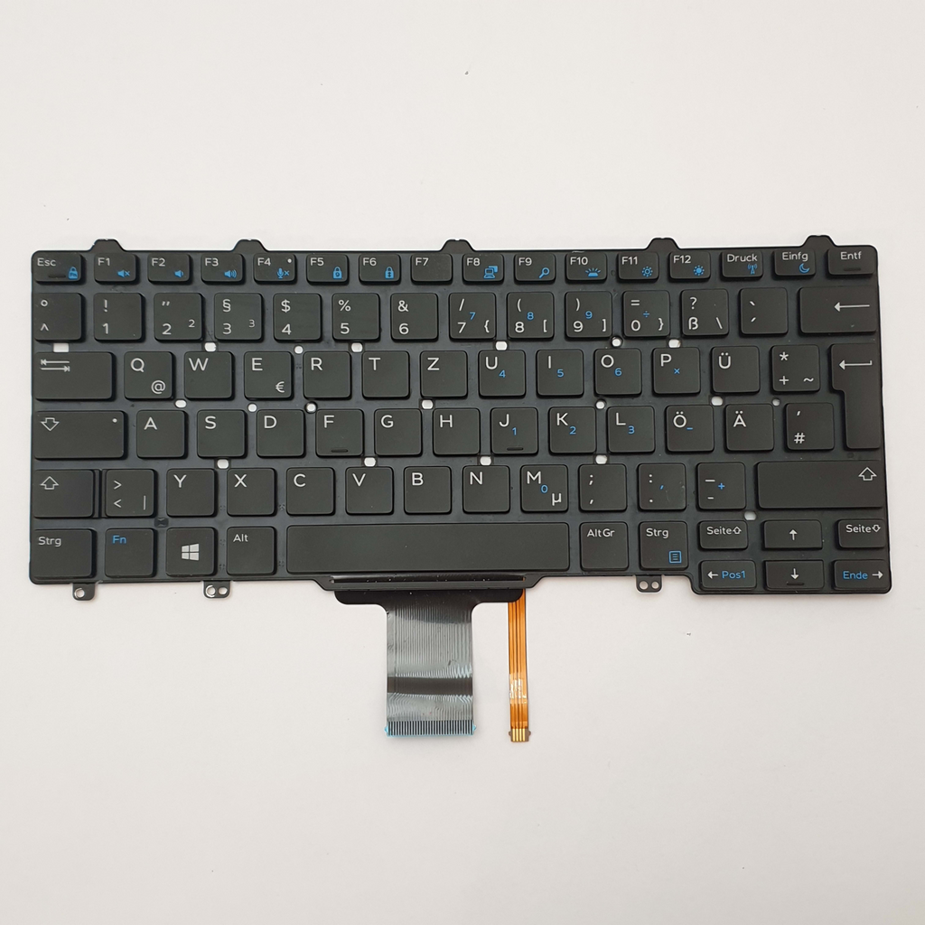 Dell Latitude E5270 Tastatur Deutsch QWERTZ Keyboard DE Hintergrundbeleuchtung