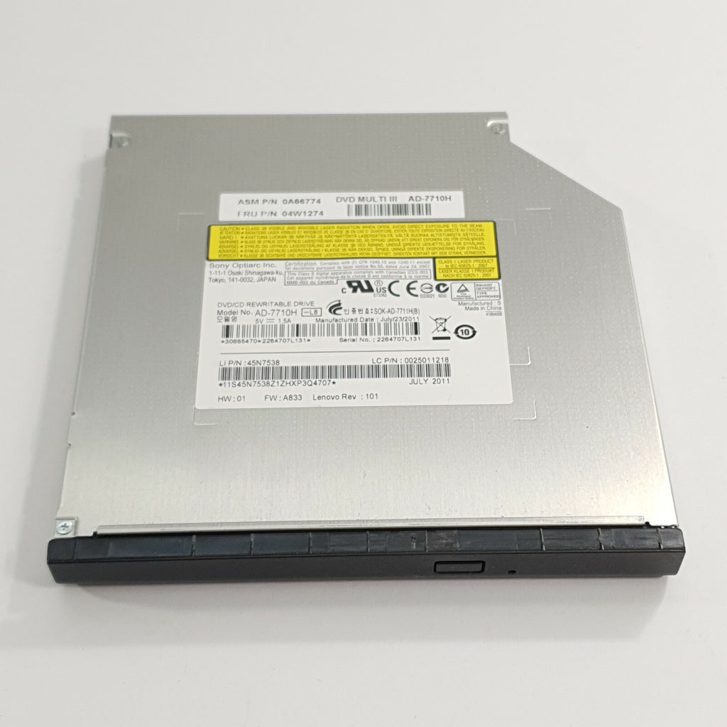 Lenovo ThinkPad Edge E520 DVD Laufwerk mit Blende Brenner Writer Driv Ersatzteil